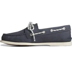 Sperry Topsider A/O 2-Eye Nautical Nubuck - Marine Navy -Winter Shoes Store STS25721 180