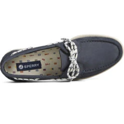 Sperry Topsider A/O 2-Eye Nautical Nubuck - Marine Navy -Winter Shoes Store STS25721 TOP