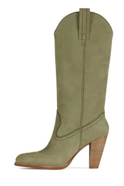 BULLSEYE -Winter Shoes Store bullseye knee high boot yyh olive nubuck 6 966884