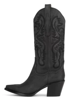 DAGGET -Winter Shoes Store dagget mid calf boot st black washed 6 845441