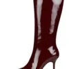 DARLING-3 -Winter Shoes Store darling 3 knee high boot yyh dark red patent 6 188817