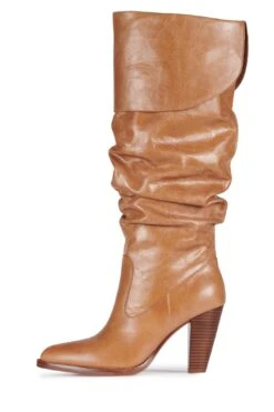 DOUBLOON -Winter Shoes Store doubloon knee high boot yyh tan 6 523592