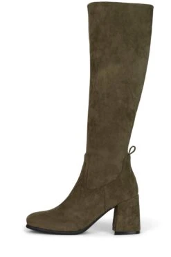 Jeffrey Campbell HOTLAVA-K2 -Winter Shoes Store hotlava k2 knee high boot jeffrey campbell olive suede 6 118557