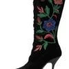 JOYEUX -Winter Shoes Store joyeux dv black velvet floral multi 6 897969