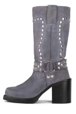 JUVENILE-S -Winter Shoes Store juvenile s mid calf boot hs dusty blue suede silver 5 244846