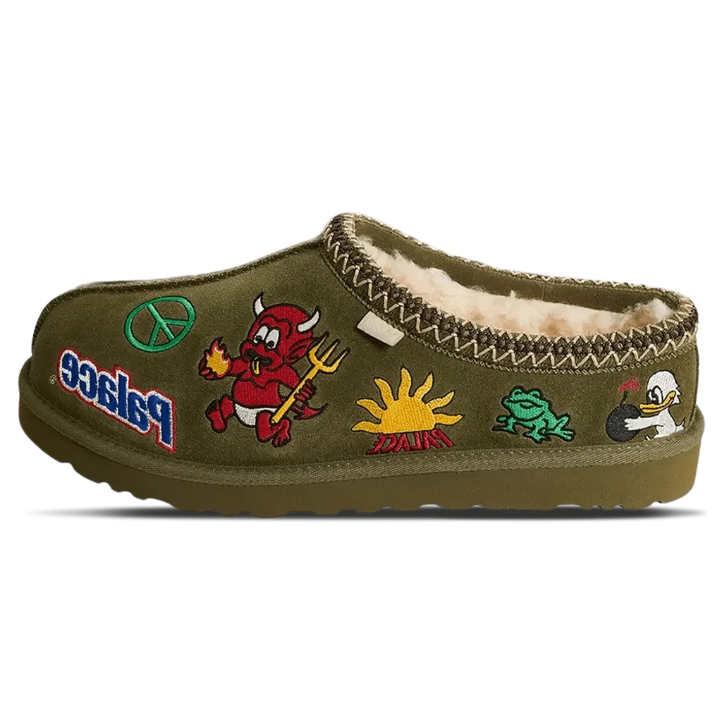 UGG X Palace Tasman Slipper 'Burnt Olive' 2 UGG X Palace Tasman Slipper 'Burnt Olive'