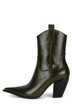 ROUND-UP -Winter Shoes Store round up heeled boot yyh khaki 6 715556