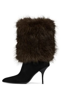 THERMAL -Winter Shoes Store thermal mid calf boot yyh black suede brown combo 6 570444