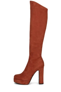 TOPAZ -Winter Shoes Store topaz jeffrey campbell rust suede 6 227756
