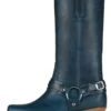WAYLON -Winter Shoes Store waylon knee high boot hn blue crazy horse 6 863008
