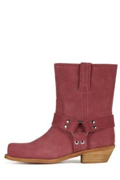 WAYLON-LO -Winter Shoes Store waylon lo ankle boot hn purple suede 6 639583